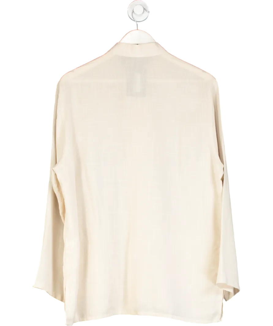 POLO MANO Beige Long Sleeve Shirt UK M/L