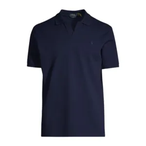 Polo Ralph Lauren Navy Logo Classic Fit Open Collar Polo Shirt