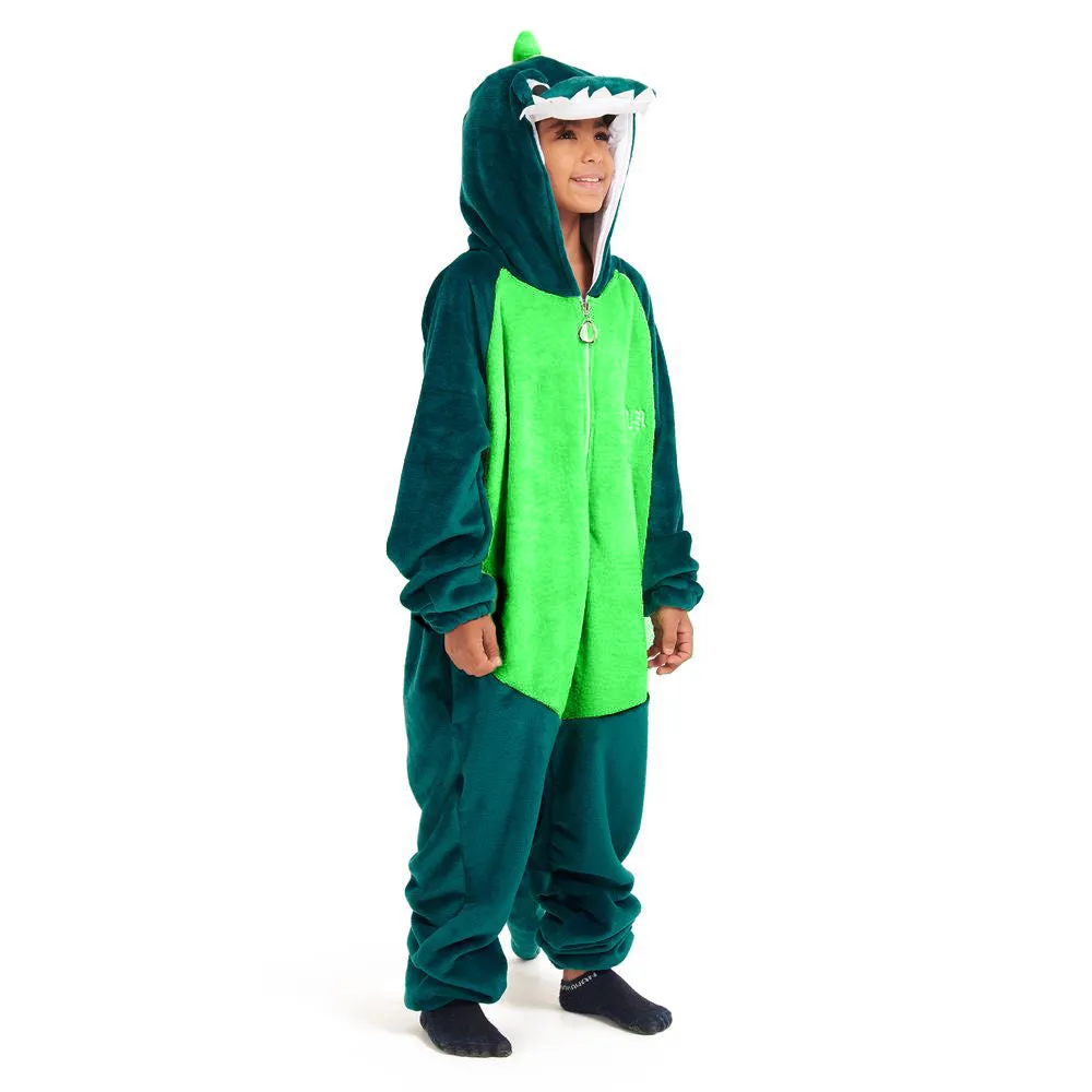 Snuggs Kids Blanket Onesie Dinosaur
