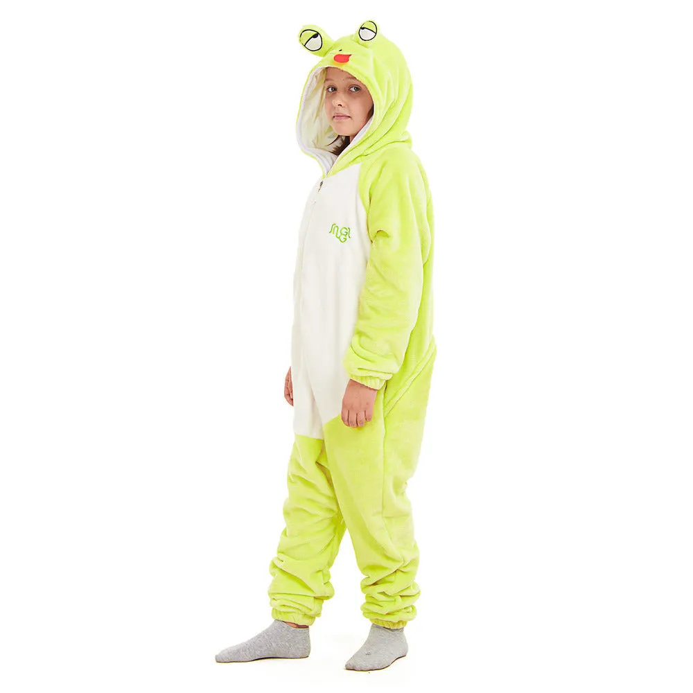 Snuggs Kids Blanket Onesie Frog