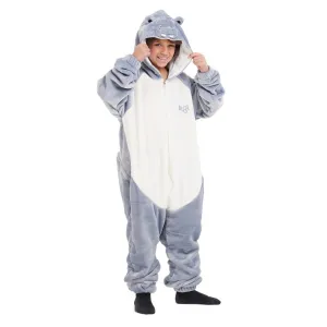 Snuggs Kids Blanket Onesie Hippo