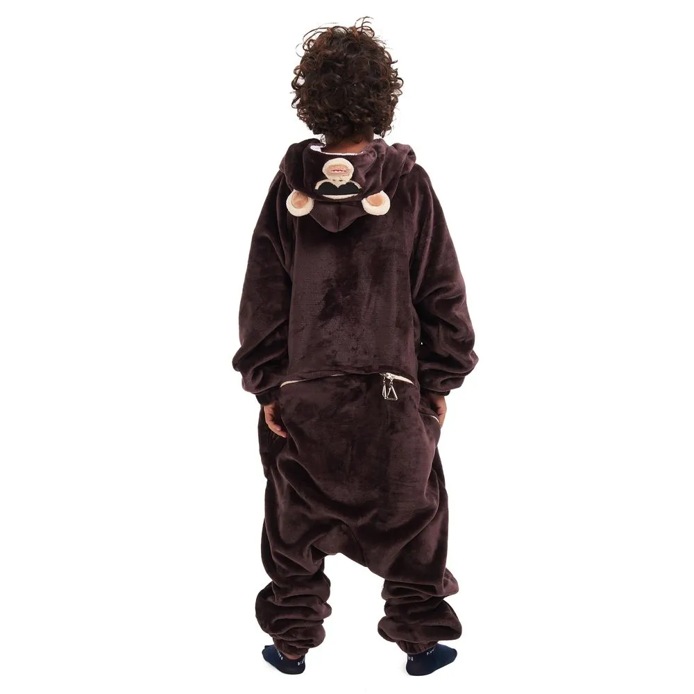 Snuggs Kids Blanket Onesie Monkey