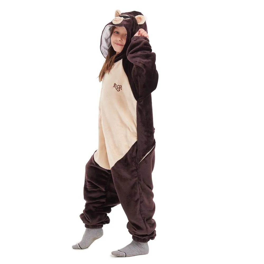 Snuggs Kids Blanket Onesie Monkey
