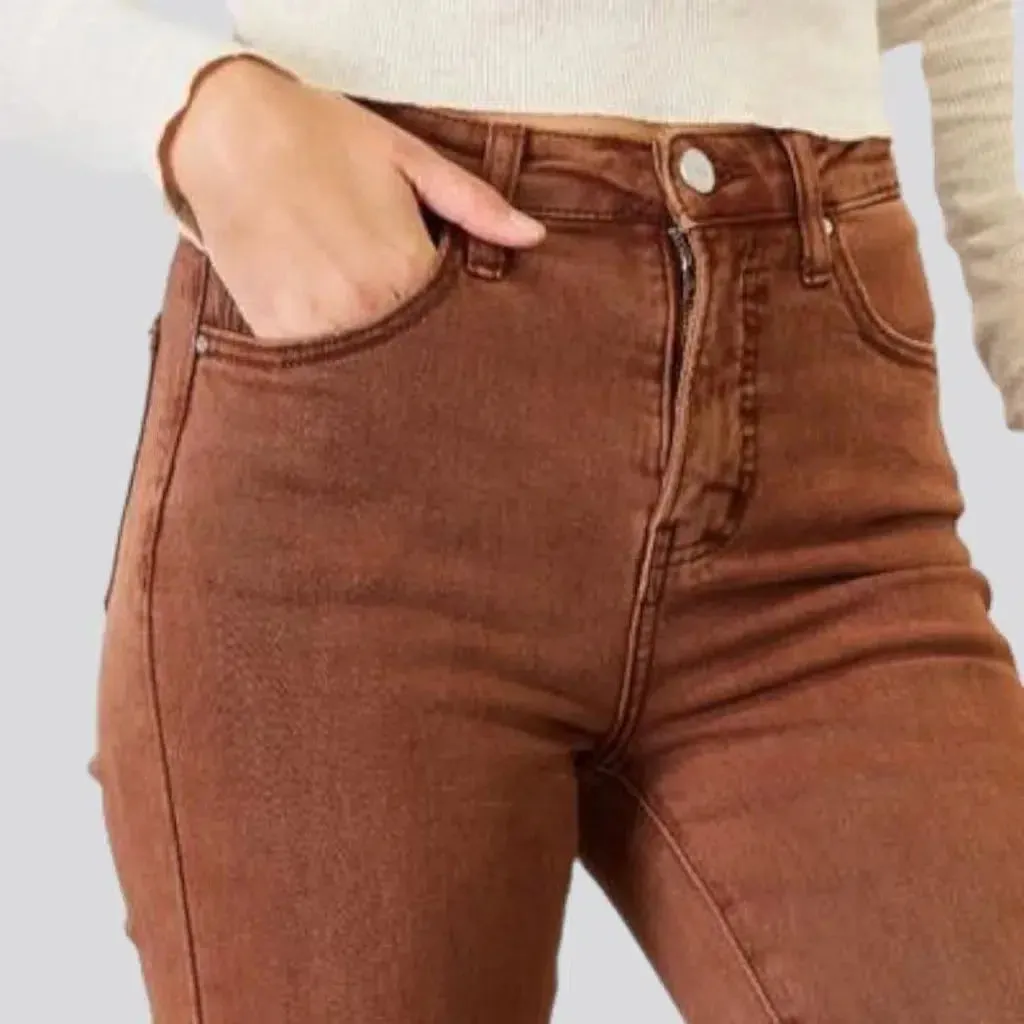 Straight vintage jeans
 for women