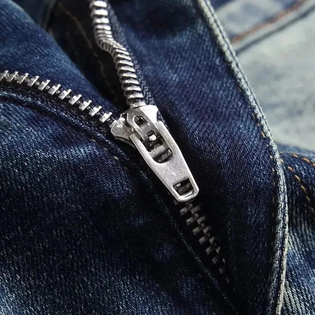 Street mid-waist jeans
 for men