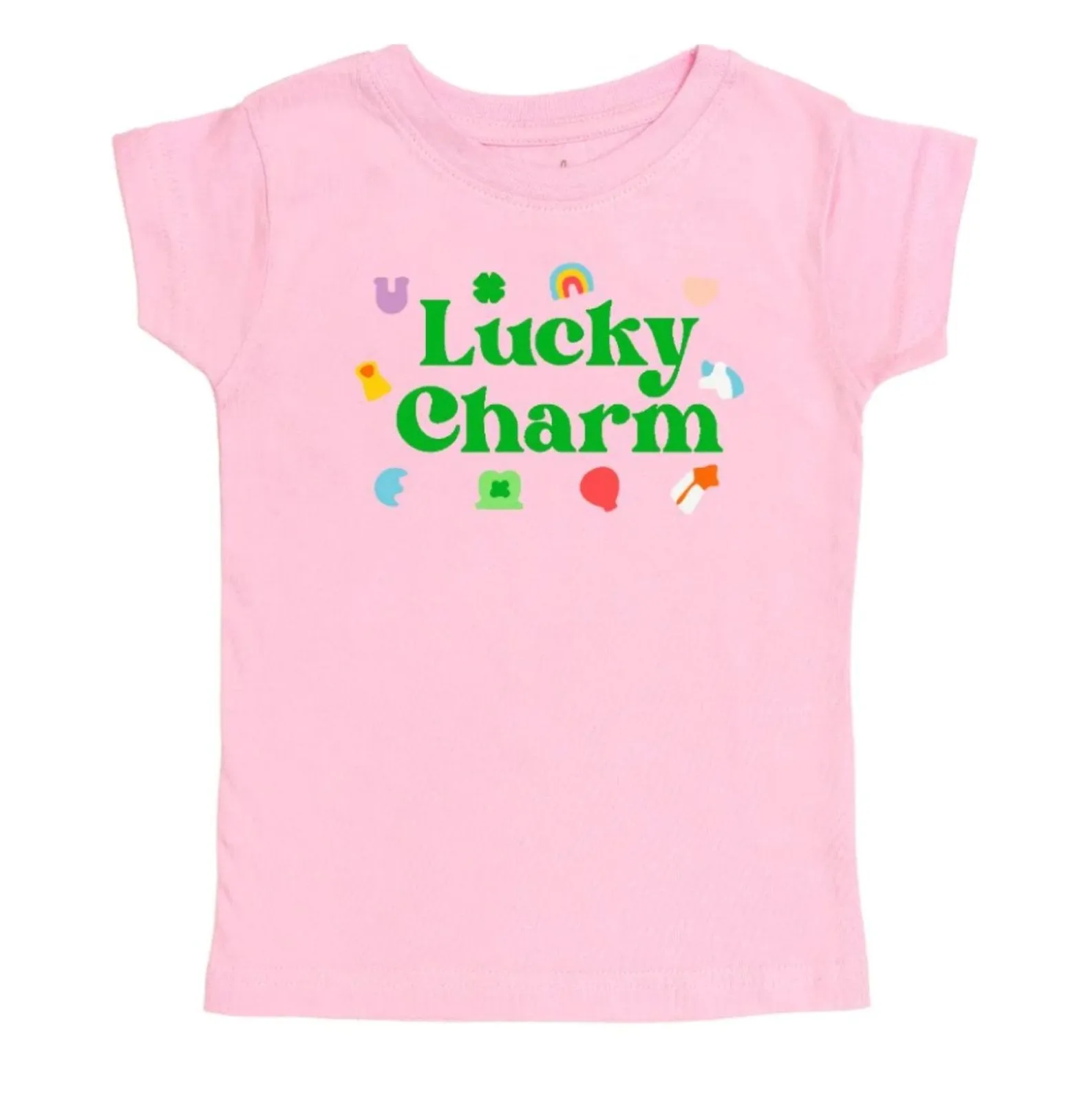 Sweet Wink Girls Pink S/S LUCKY CHARM Shirt