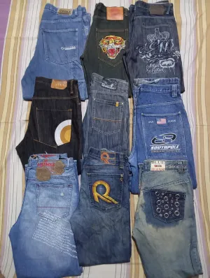 TAV#1 Men Designer Baggy Jeans 19 pcs