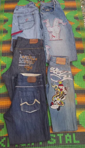 TAV#2 Men Designer Baggy Jeans