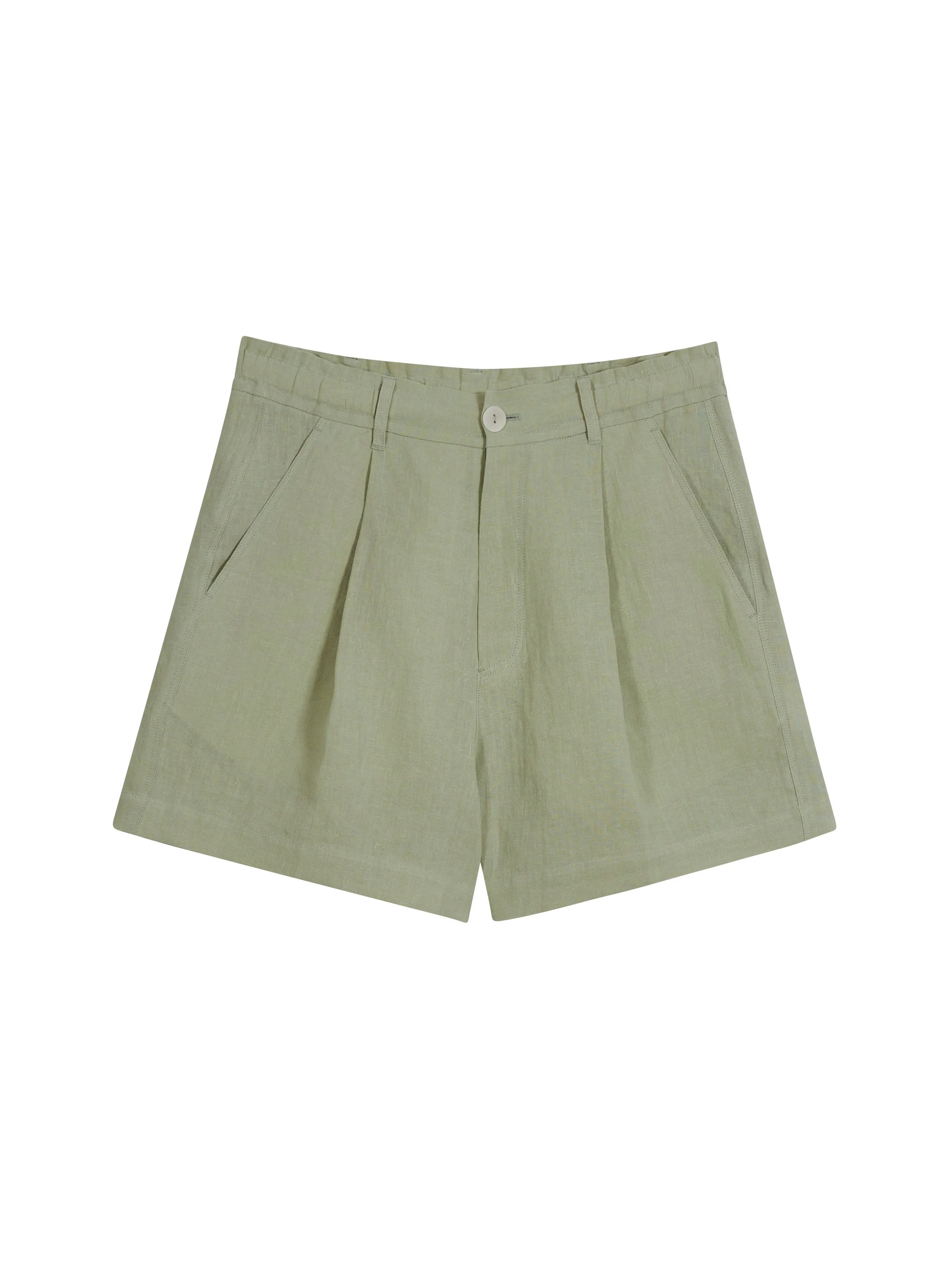 The Loom Linen Shorts Mint