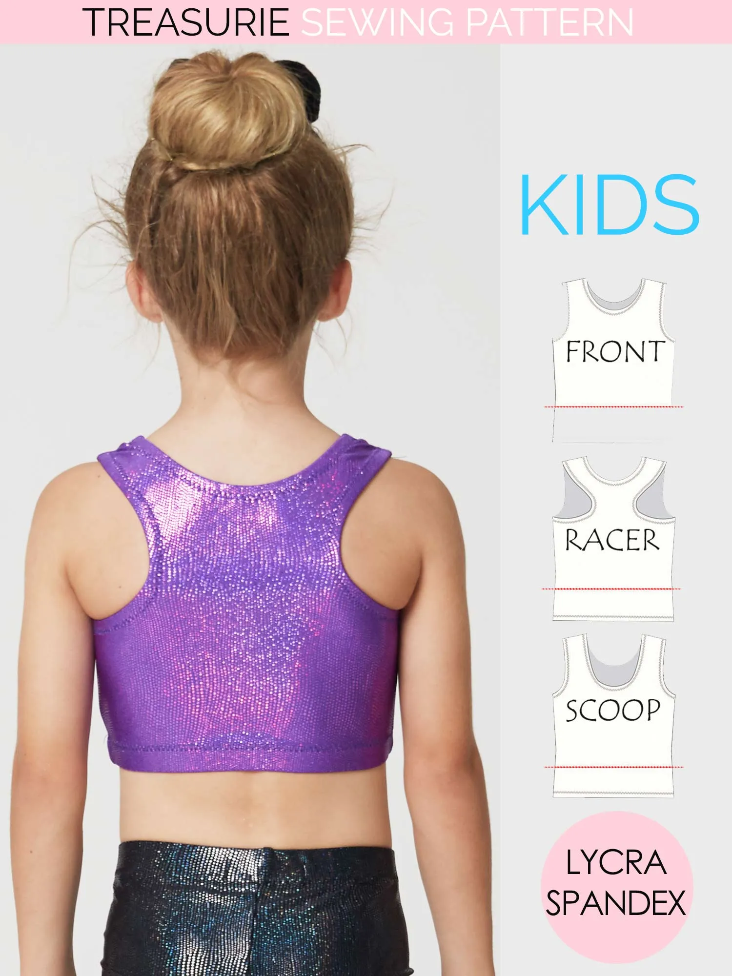 Tops Pattern - Girls Gym & Dance #1 (S503)