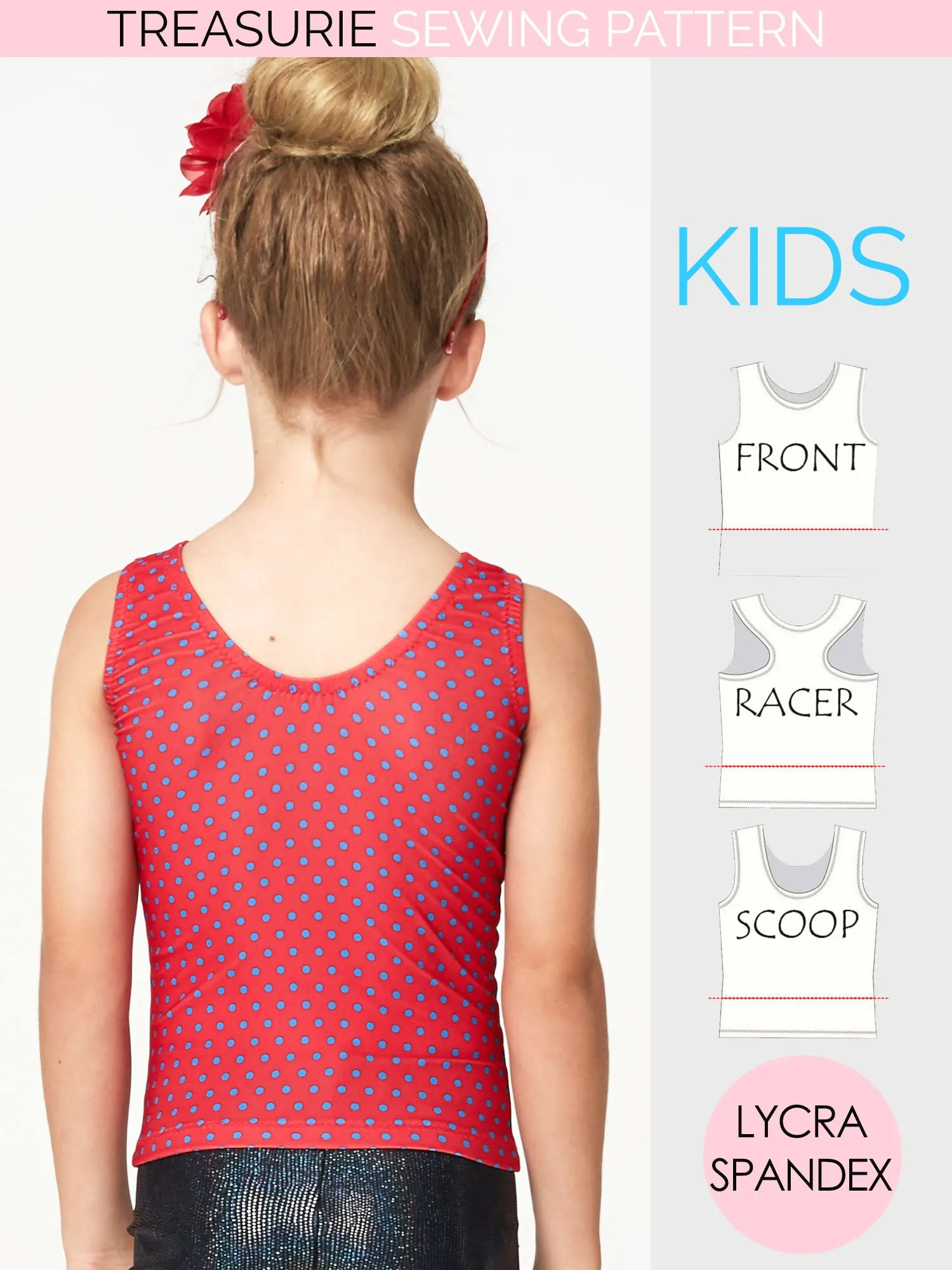 Tops Pattern - Girls Gym & Dance #1 (S503)