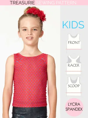 Tops Pattern - Girls Gym & Dance #1 (S503)