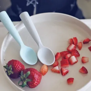 Training Spoon Set Grey Cotton Candy