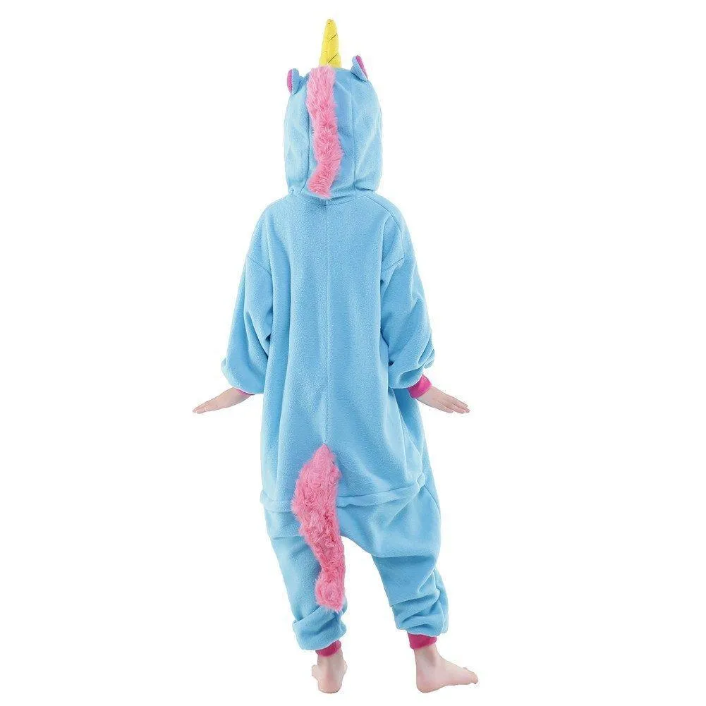 Unicorn Kids kigrumi Onesie Hoodie Animal Costume Pajamas