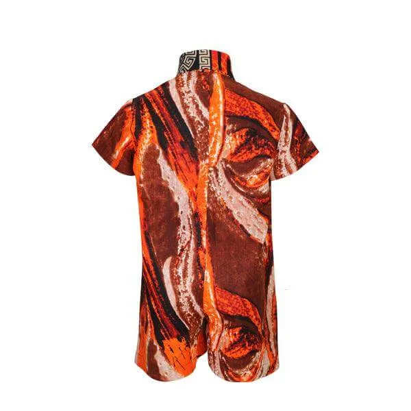 UNISEX ANKARA PLAYSUIT