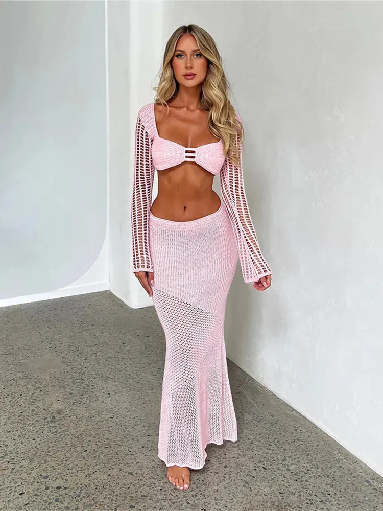 Victoria Knit Skirt Set
