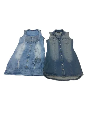 Y2k 2024 -- Y2k Unique Denim Dresses - 15 pcs